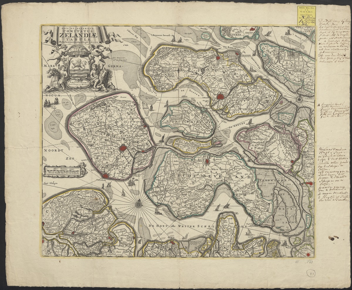 Nova et accurata comitatus Zelandiae tabula